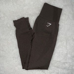 Gymshark vital seamless 2.0 leggings. Brown. Size XS. Like new.